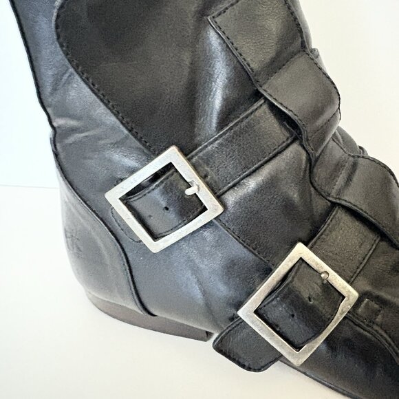 JOHN FLUEVOG Vintage Eastwood Style & Grace Boot Men Size 10 Soft Black Leather - Picture 13 of 13